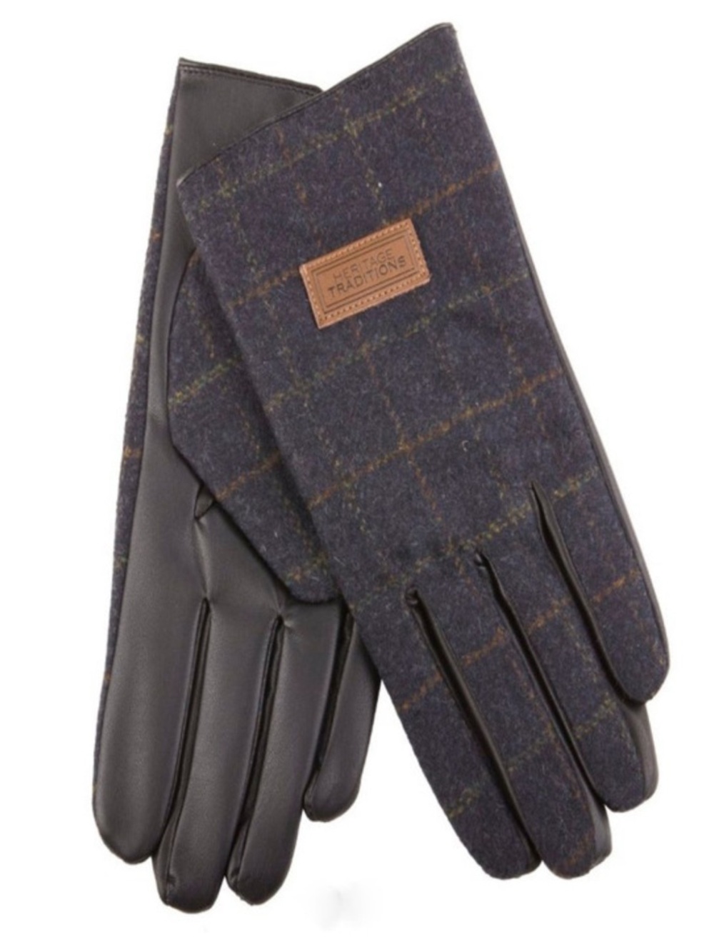 Heritage traditions Mens tweed gloves
